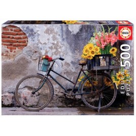 Educa Bicycle with flowers Puzzle rompecabezas 500 piezas