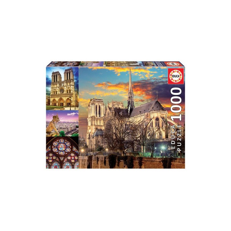Educa Notre Dame Collage Puzzle rompecabezas 1000 piezas