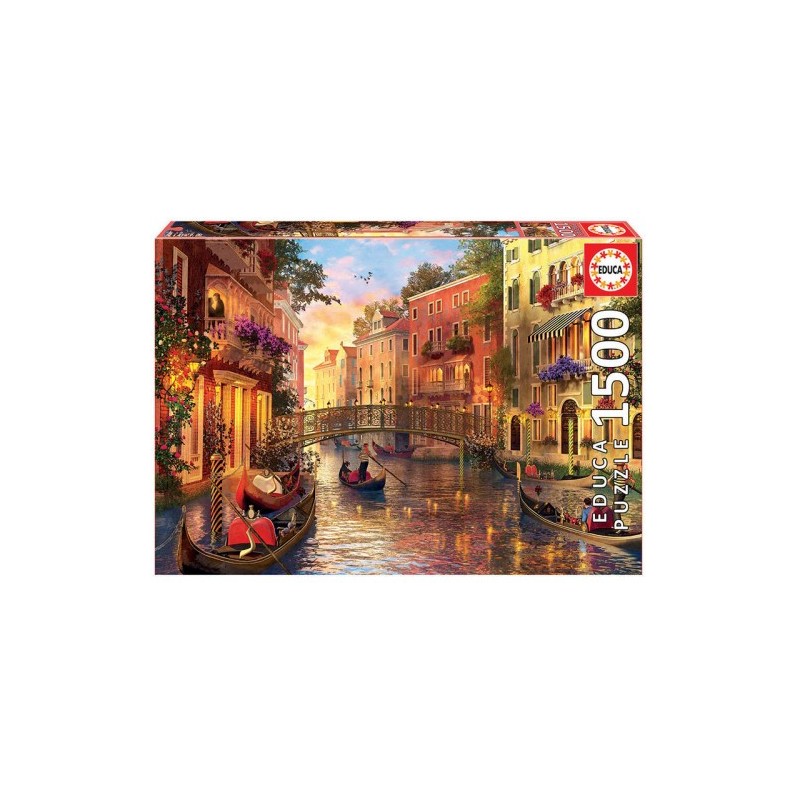 Educa Sunset in Venice Puzzle rompecabezas 1500 piezas