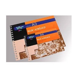 CUADERNO DIBUJO A3 ACRiLICO 12 HJS 400GMS HSAC WONDER ART BY PRYSE 6230052