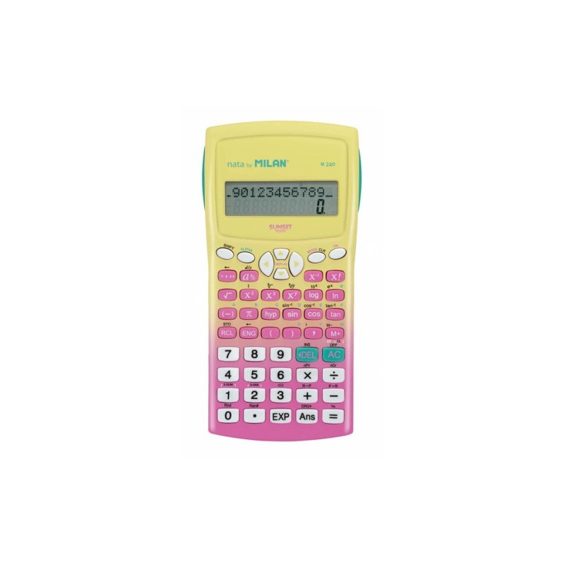 BLiSTER CALCULADORA CIENTiFICA M240 SUNSET ROSA NUEVO MILAN 159110SNPBL