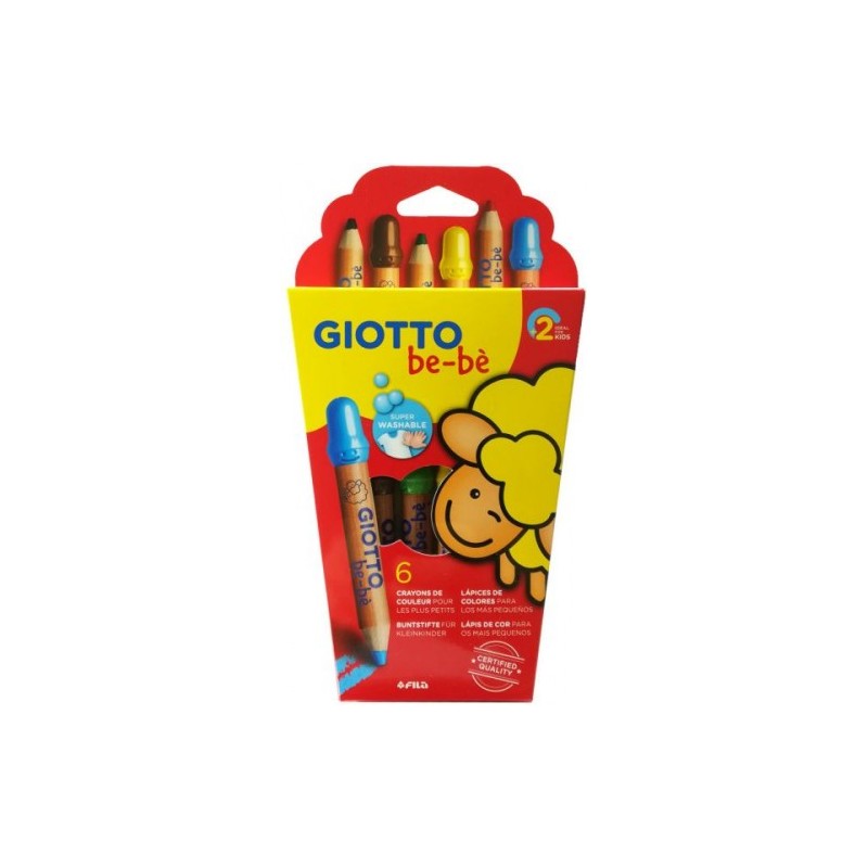 ESTUCHE 6 LaPICES BE Be SuPER SACAPUNTAS GIOTTO F46960000