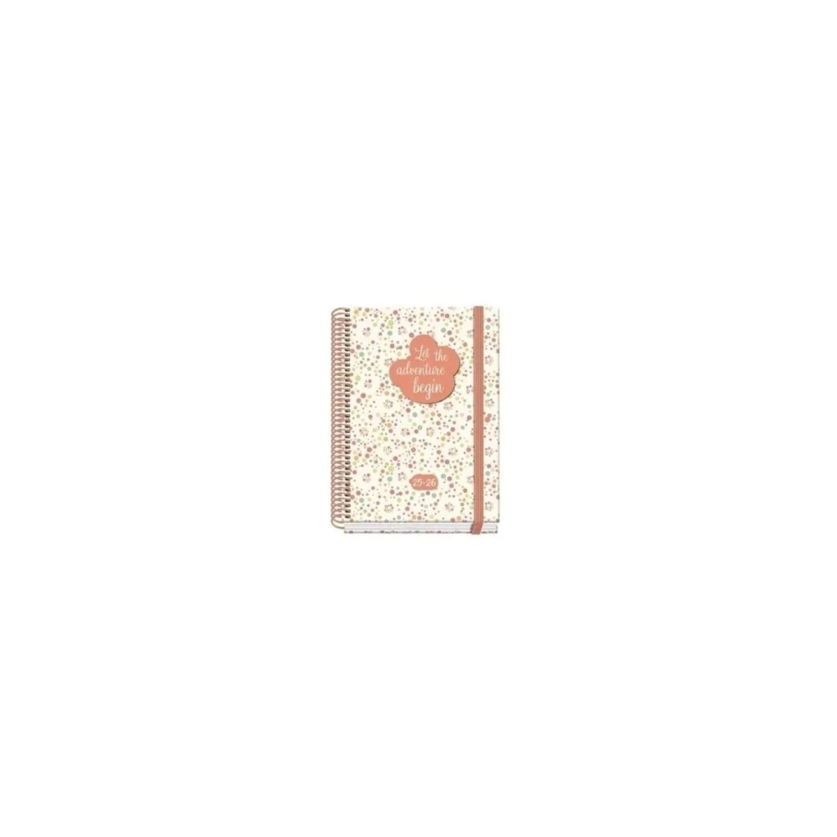 AGENDA ESCOLAR 2025 2026 TAMANO A5 TAPA CARTON FORRADO DiA PaGINA PRIME BUBBLES DOHE 52044