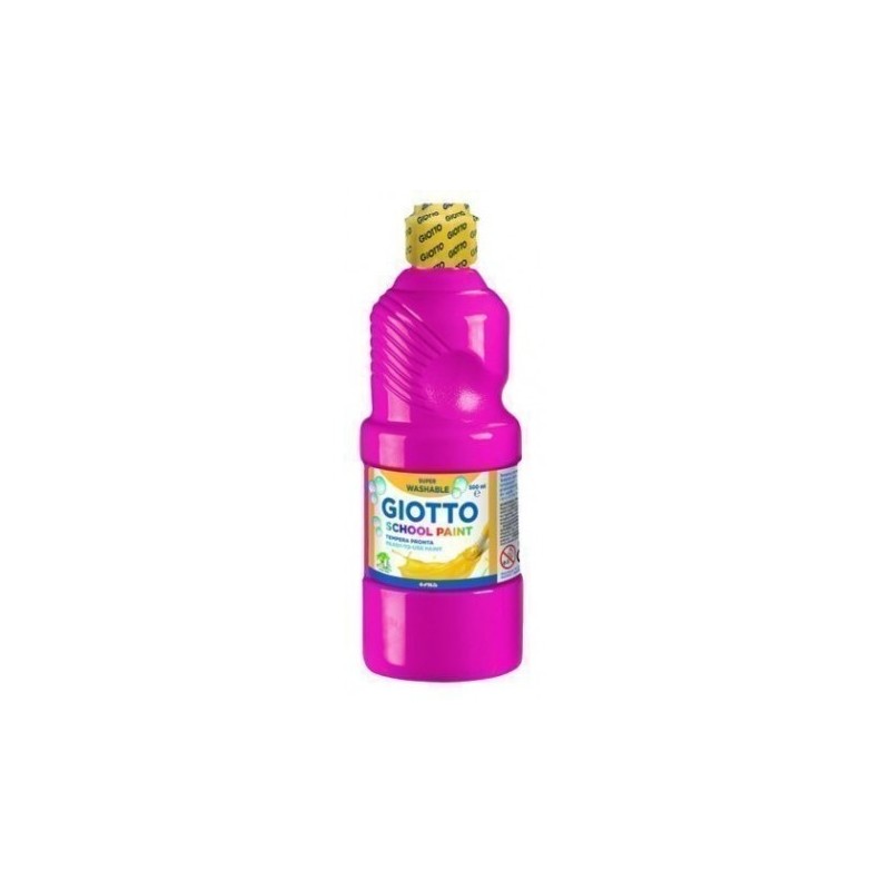 Giotto Tempera Escolar 500 ml Botella Magenta