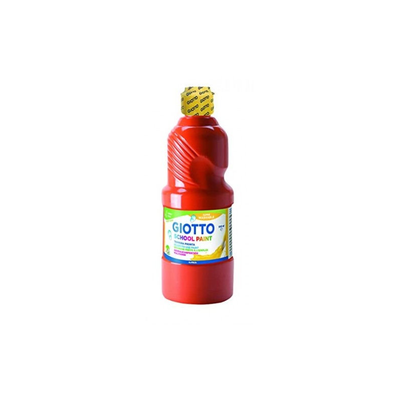 Giotto Tempera Escolar 500 ml Botella Rojo