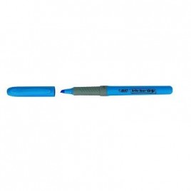 MARCADOR FLUORESCENTE HIGHLIGHTER GRIP TRAZO 15 33MM AZUL BIC 811931