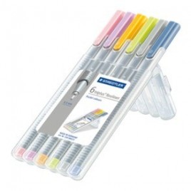 ESTUCHE 6 PZASTRIPLUS FINELINER 334 SURT NEoN STAEDTLER 334 SB6CS3