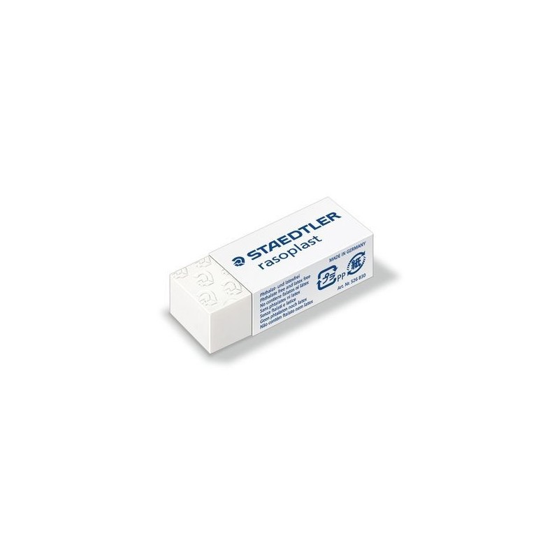 GOMA DE BORRAR RASOPLAST 42X19X13 MM STAEDTLER 526 B30