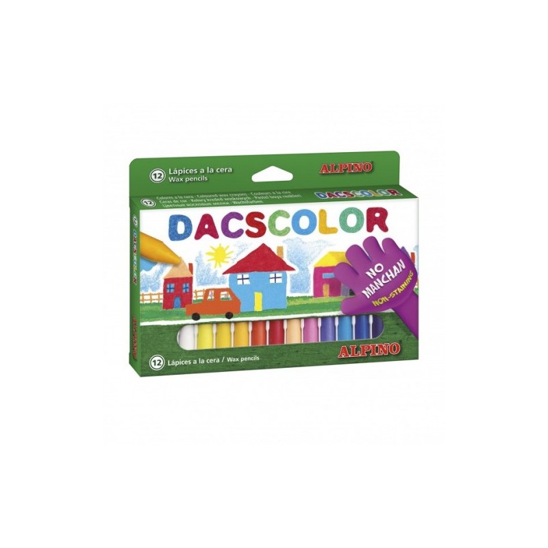 ESTUCHE 12 CERAS DE COLORES DACSCOLOR DACS DC050290