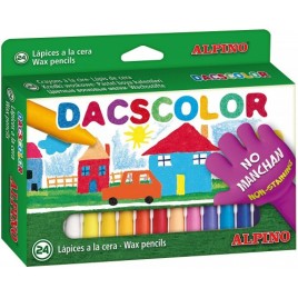 ESTUCHE 24 CERAS DE COLORES DACSCOLOR DACS DC050295