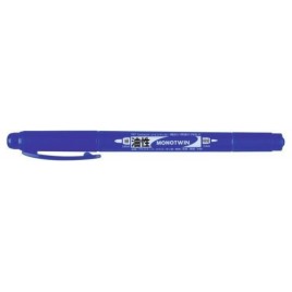 ROTULADOR MONO TWIN PERMANENTE CON DOBLE PUNTA FINA Y GRUESA AZUL TOMBOW OS TME15