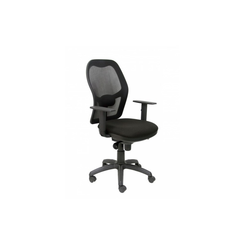 SILLA JORQUERA MALLA NEGRA ASIENTO BALI NEGRO PIQUERAS Y CRESPO 15SNBALI840