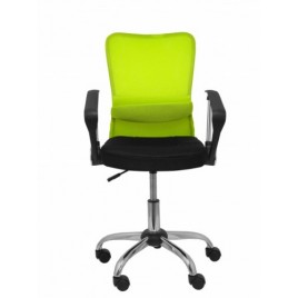 SILLA INFANTIL CARDENETE RESPALDO MALLA VERDE ASIENTO NEGRO PIQUERAS Y CRESPO 238GVNE