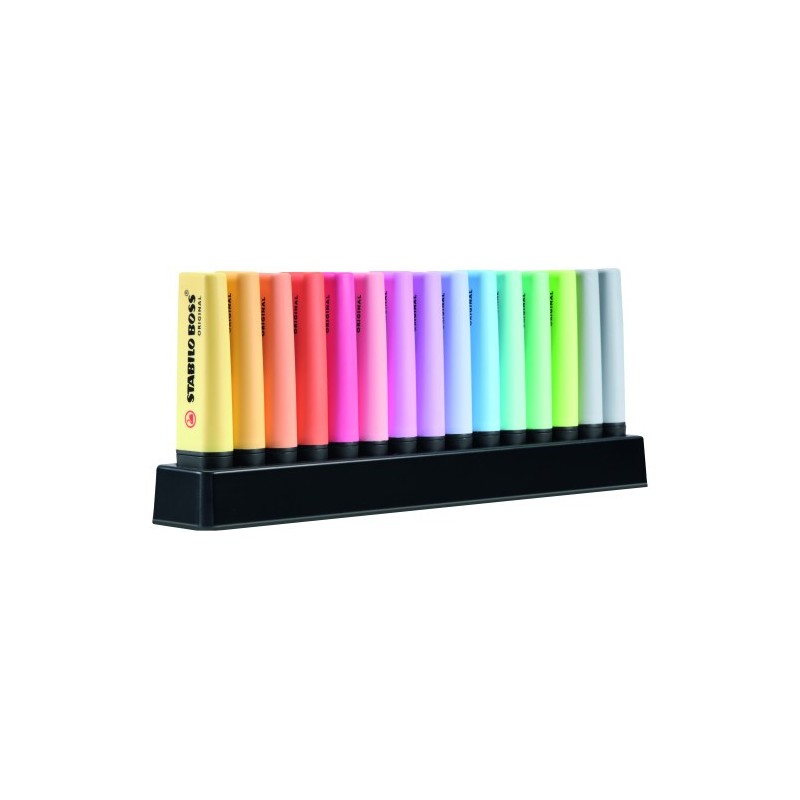 ESTUCHE DESKJET 15 BOSS COLORES PASTEL SURTIDOS STABILO 7015 02 5