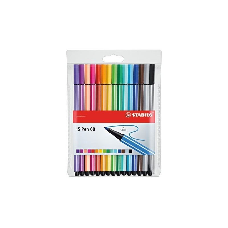 ESTUCHE LIKE YOU 15 PEN68 STABILO 6815 2