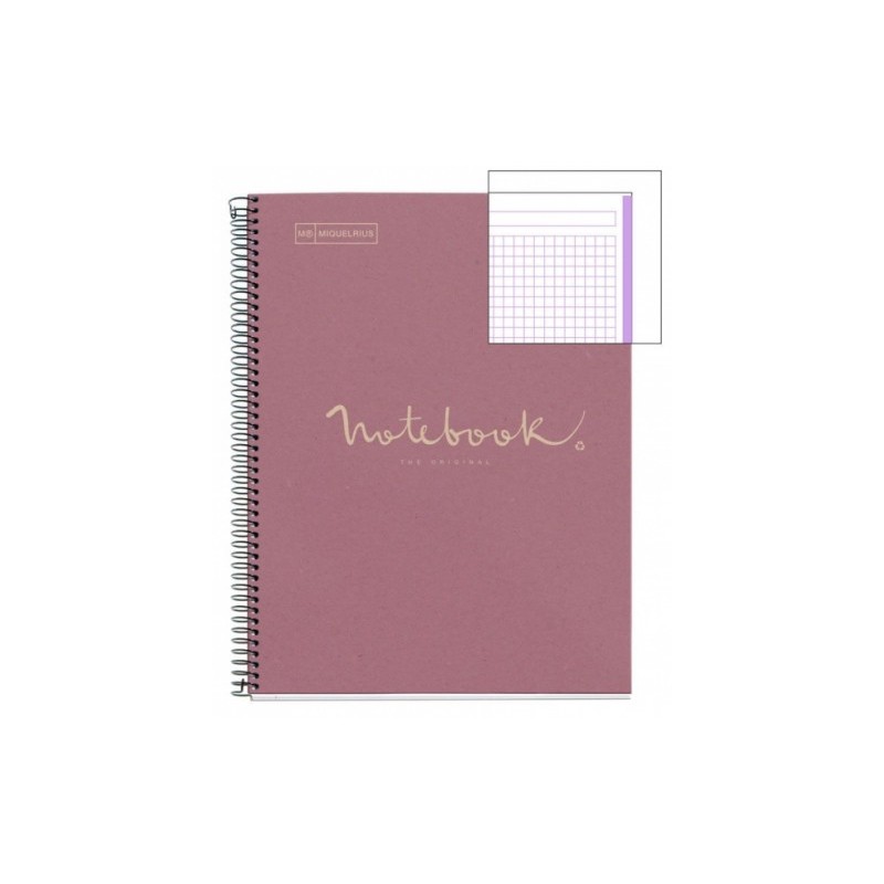 CUADERNO 100 RECICLADO NB 1 A4 80HOJAS ECOLAVANDA EMOTIONS MIQUELRIUS 6090