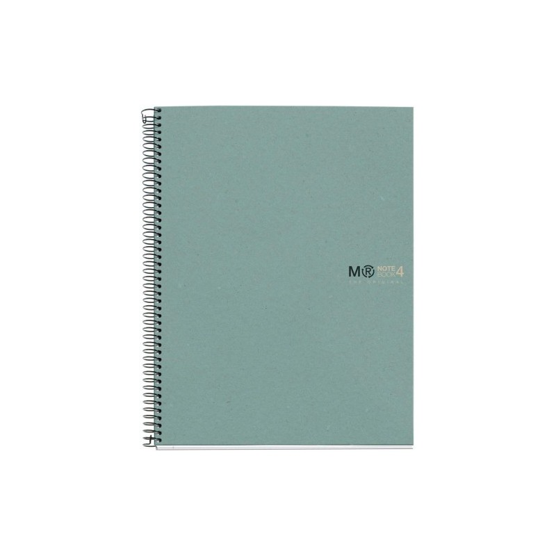 CUADERNO 100 RECICLADO NB 4 A4 120HOJAS ECOAZUL MIQUELRIUS 6083