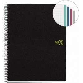 CUADERNO 100 RECICLADO NB 4 A4 120HOJAS TAPAS POLIPROPILENO MIQUELRIUS 6038