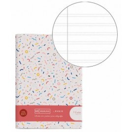 CUADERNO GRAPADO A4 50HOJAS PAUTA 4MM MR CON EJERCICIOS RUBIO MIQUELRIUS 8144