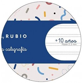 CUADERNO GRAPADO A4 50HOJAS PAUTA 25MM MR CON EJERCICIOS RUBIO MIQUELRIUS 8146