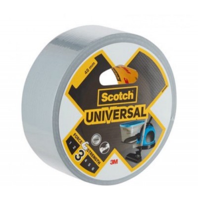 ROLLO CINTA AMERICANA UNIVERSAL 2904 PLATA 48MM X 25M SCOTCH 7100205303