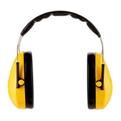 CASCOS OREJERAS ACOLCHADAS CON DIADEMA PROTECCION AUDITIVA PELTOR OPTIME H510A 1 SNR 27DB AMARILLO 3M 7100334982