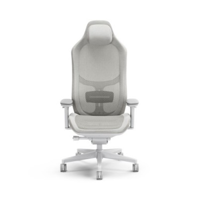 Fractal Design FD CH RE1M 02 silla para videojuegos Silla para videojuegos de PC Asiento acolchado Blanco