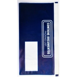 CAJA DE 1000 SOBRES PACKING LIST 225X122MM VENTANA DERECHA IMPRESO AZUL BLANCO 402640