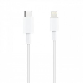 TooQ 10100601 cable de conector Lightning 1 m Blanco