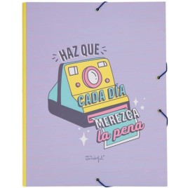 CARPETA SEPARADORA HAZ QUE CADA DiA MEREZCA LA PENA MR WONDERFUL WOA11105ES