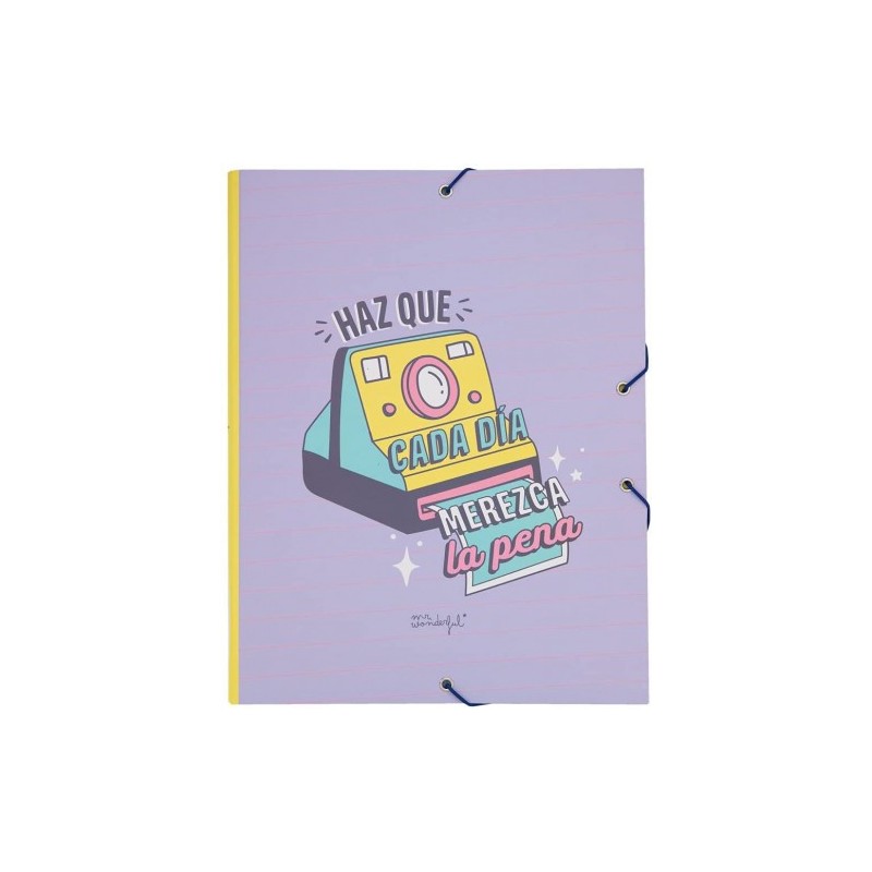 CARPETA SEPARADORA HAZ QUE CADA DiA MEREZCA LA PENA MR WONDERFUL WOA11105ES