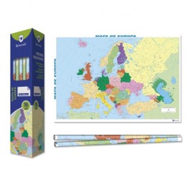 Bismark Poster Mapa de Europa 70 x 100 sm