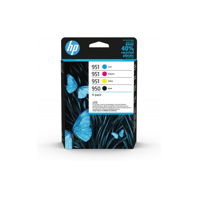 HP950 TINTA HP NEGRO 950 CYM 951 PACK 6ZC65AE