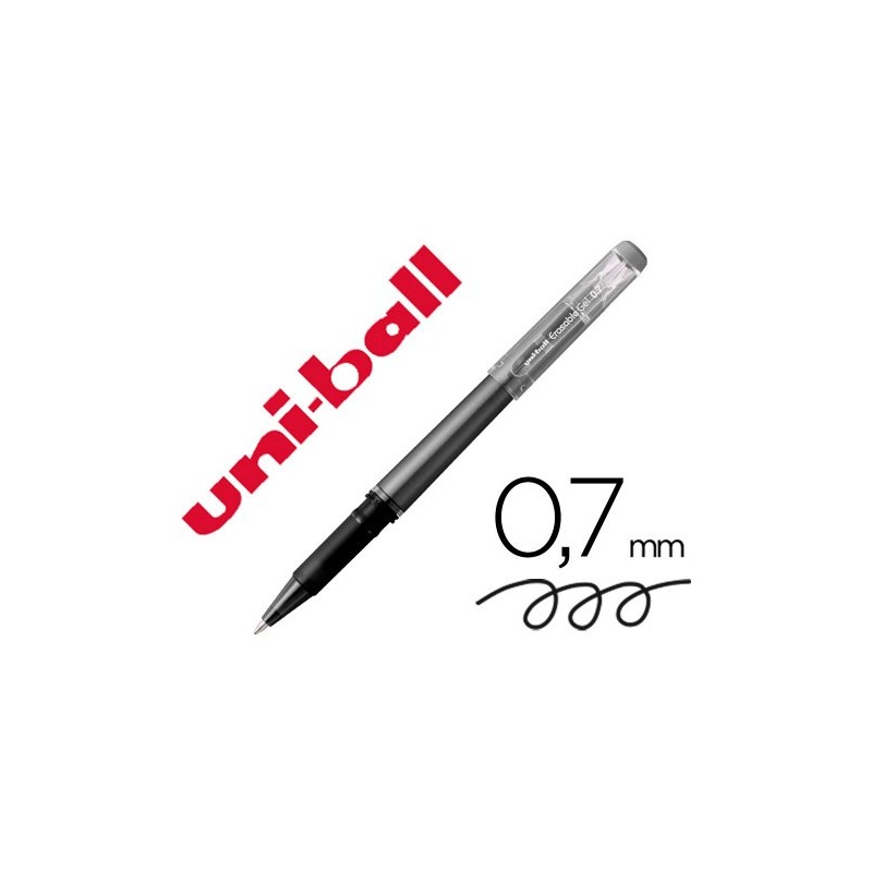 ROLLER GEL BORRABLE UF 222 07 MM NEGRO UNI BALL 233759000