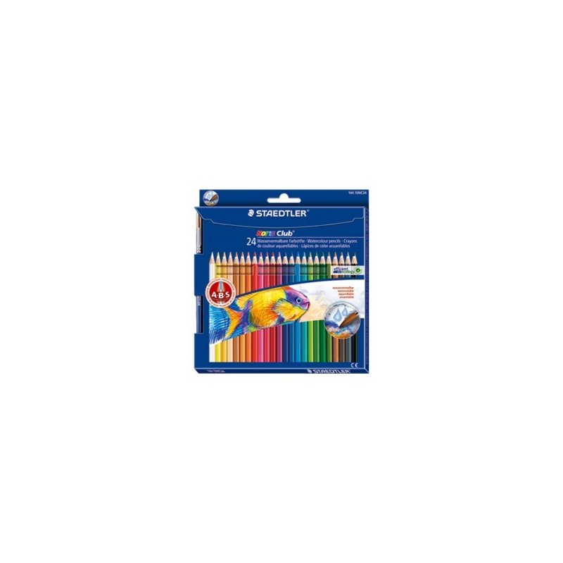 LaPICES COLOR NORIS AQUARELL 144 10 ESTUCHE 24 PZAS STAEDTLER 144 10NC24