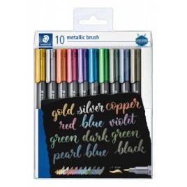 METALLIC BRUSH ESTUCHE 10 COLORES STAEDTLER 8321 TB10