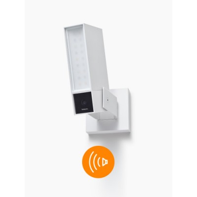 Netatmo Camara Exterior Inteligente con Sirena Blanca 
