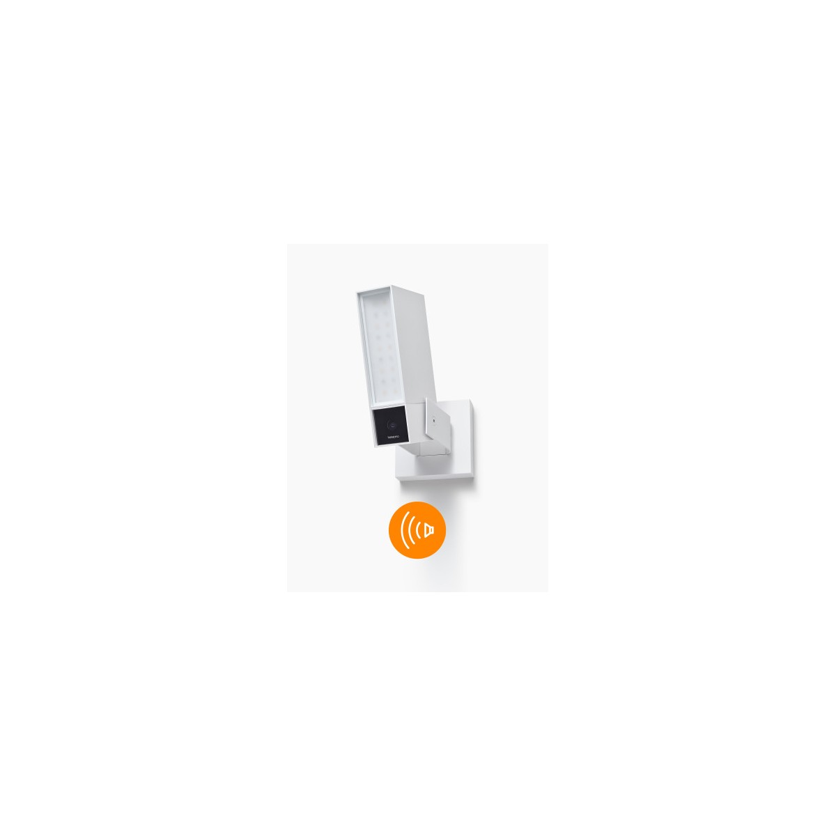 Netatmo Camara Exterior Inteligente con Sirena Blanca 