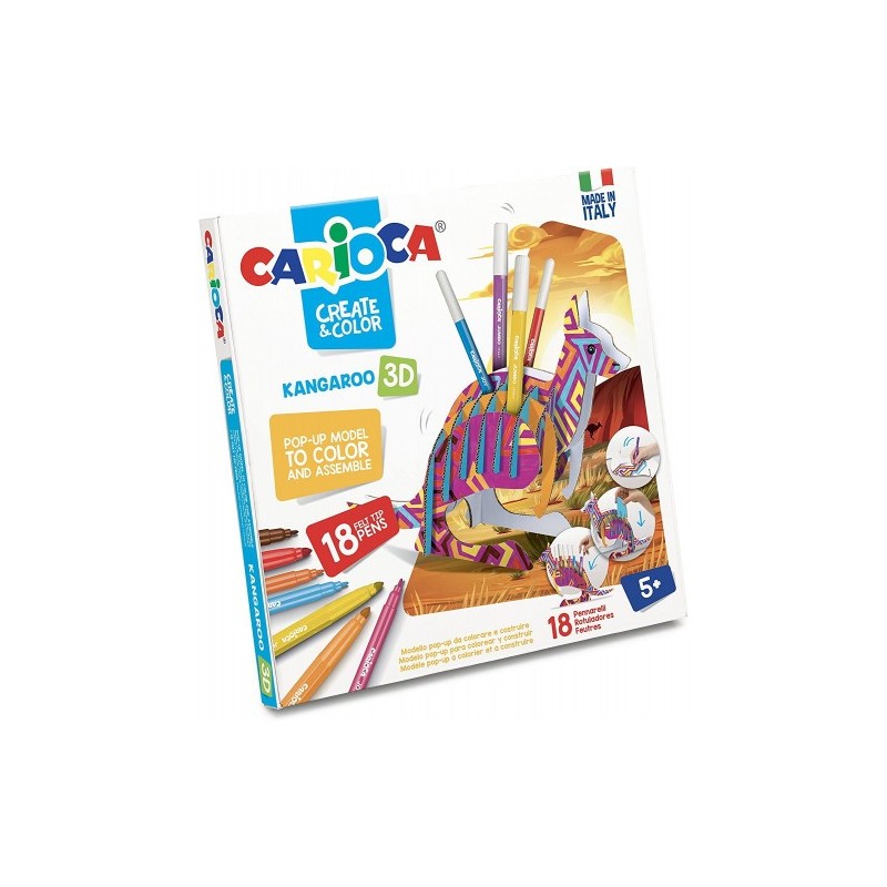 SET CREATE COLOR KANGAROO 3D CARIOCA 42903