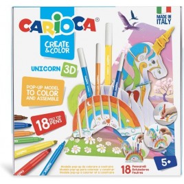 SET CREATE COLOR UNICORN 3D CARIOCA 42986