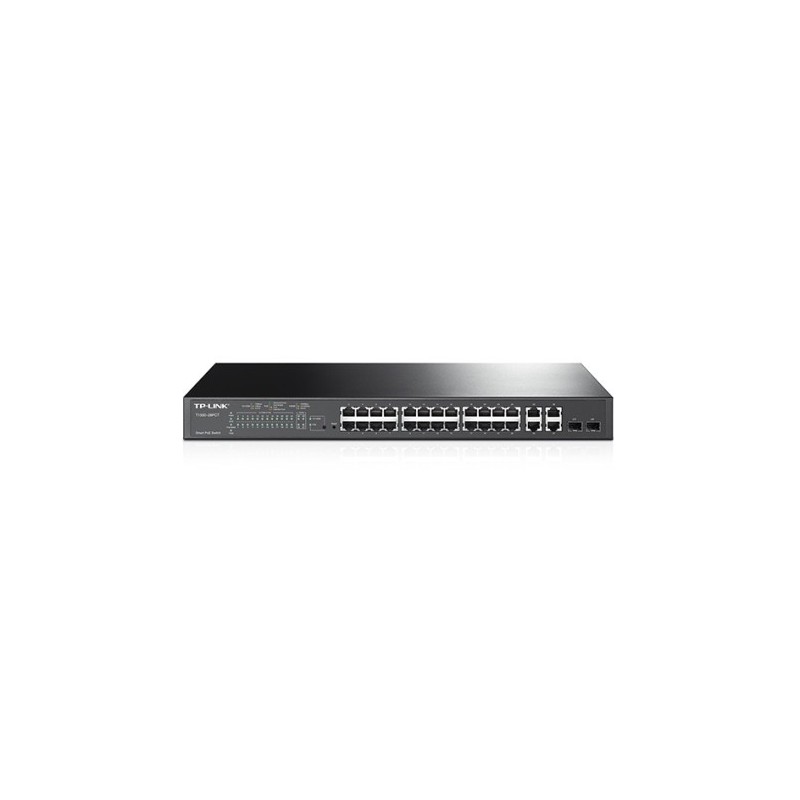 TP LINK T1500 28PCT Gestionado L2 Fast Ethernet 10 100 Energia sobre Ethernet PoE 1U Negro