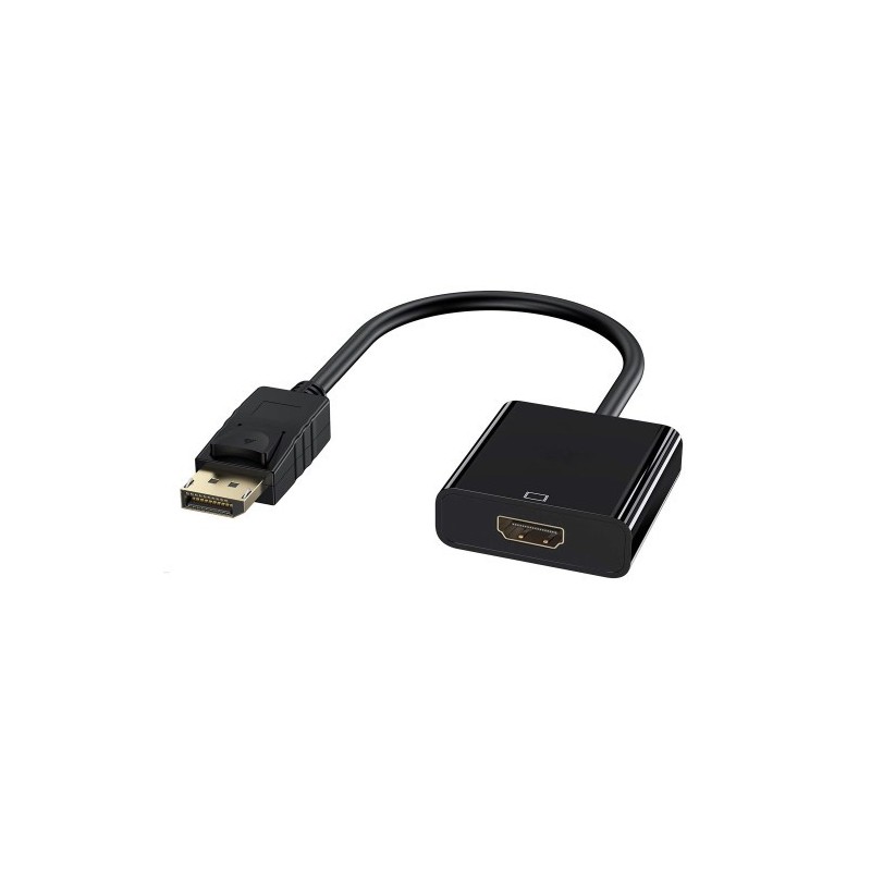 Ewent EC1455 adaptador de cable de video 015 m DisplayPort HDMI Negro