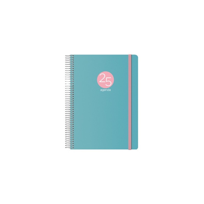 AGENDA 2025 MEMPHIS DiA PaGINA 15 X 21 CM MODELO VERDE DOHE 12687 25