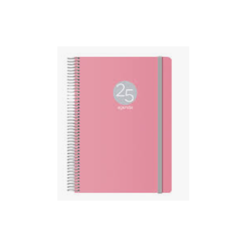 AGENDA 2025 MEMPHIS DiA PaGINA 15 X 21 CM MODELO ROSA DOHE 12688 25