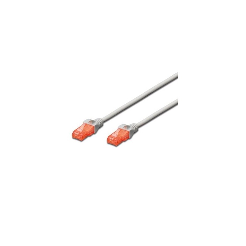 Ewent EW 6U 100 cable de red Gris 10 m Cat6 U UTP UTP