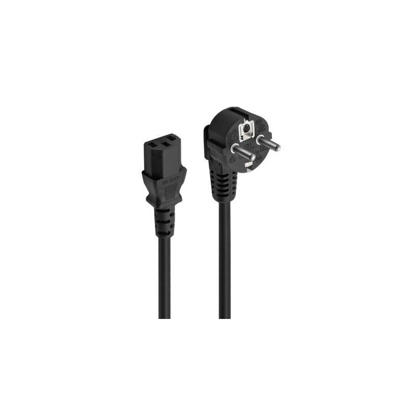 Ewent EW 190100 030 N P cable de transmision Negro 3 m