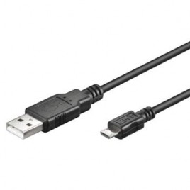 Ewent 18m USB A mirco USB B cable USB 18 m USB 20 Micro USB B Negro