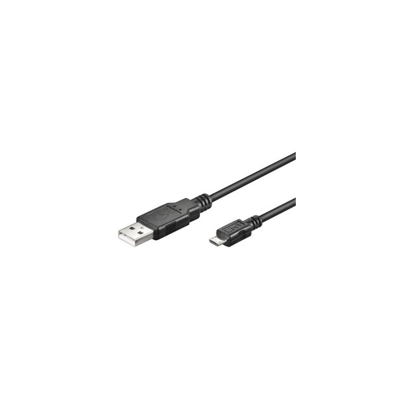 Ewent 18m USB A mirco USB B cable USB 18 m USB 20 Micro USB B Negro