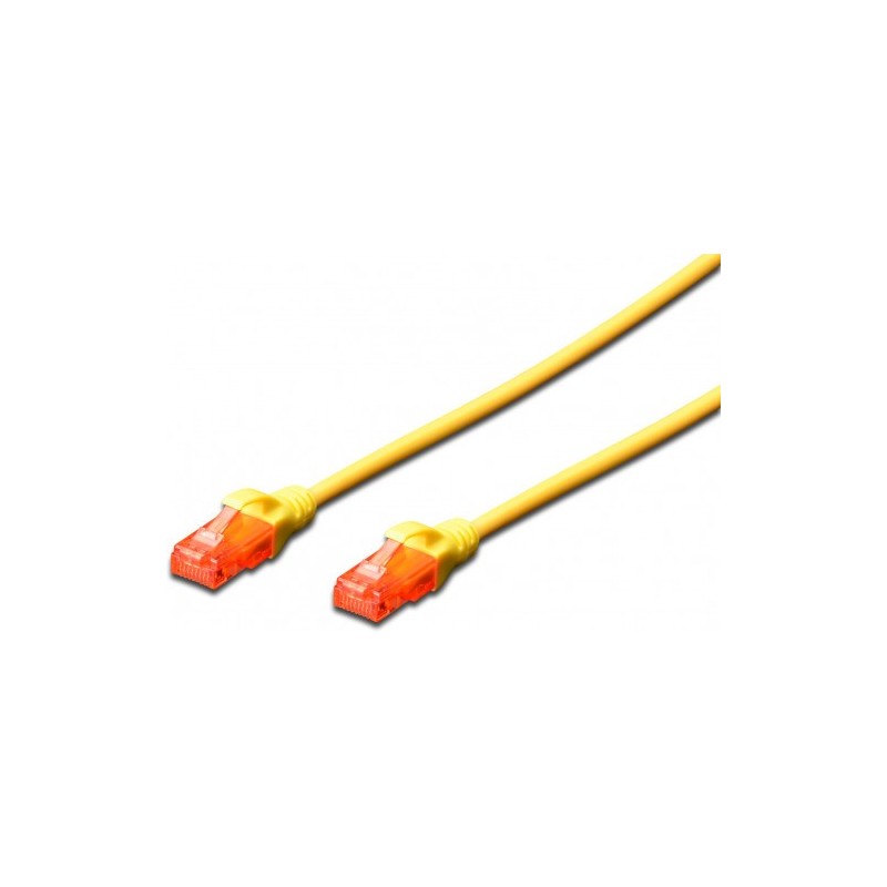 Ewent EW 6U 050 cable de red Amarillo 5 m Cat6 U UTP UTP