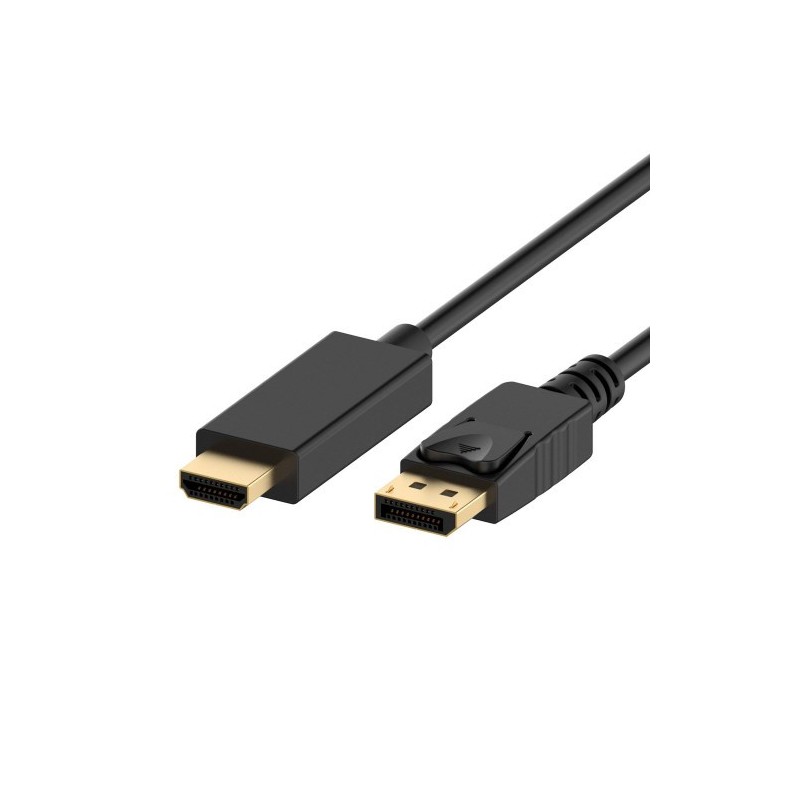 Ewent EC1432 adaptador de cable de video 3 m DisplayPort HDMI tipo A Estandar Negro